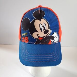 Mickey Mouse Kids Cap - Blue and Red